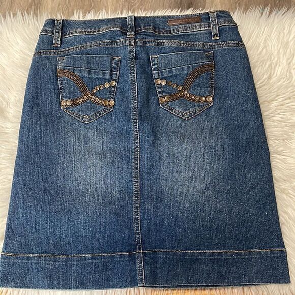 BANANA REPUBLIC AND BACCINI JEAN SKIRTS BUNDLE SIZE 4 - Picture 2 of 12